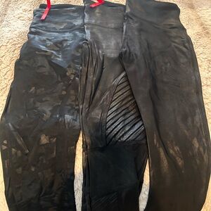 SPANX Black Leggings Set